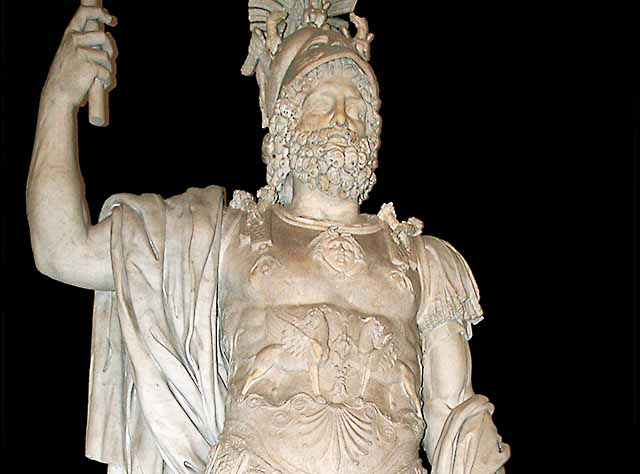 ローマ・カピトリーノ美術館所蔵のマルス像